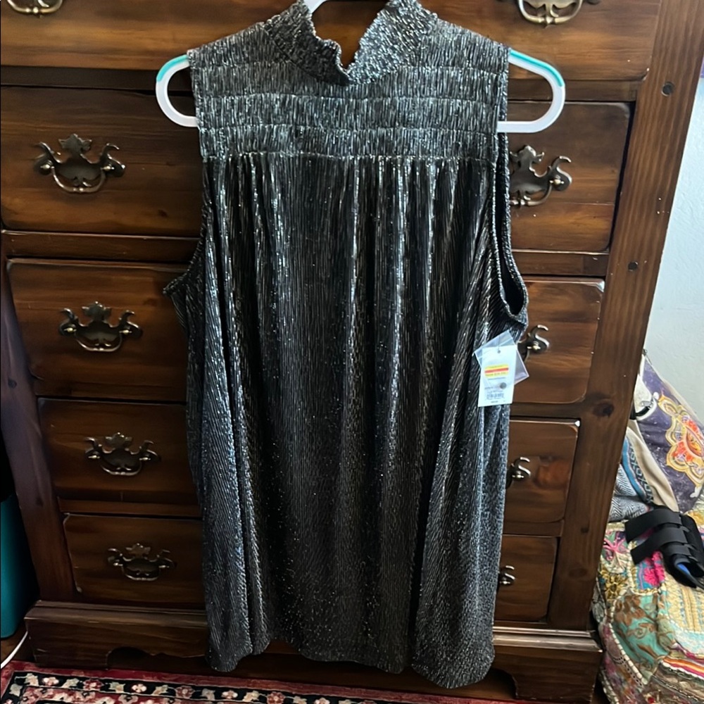 Nina West Metallic Dress
